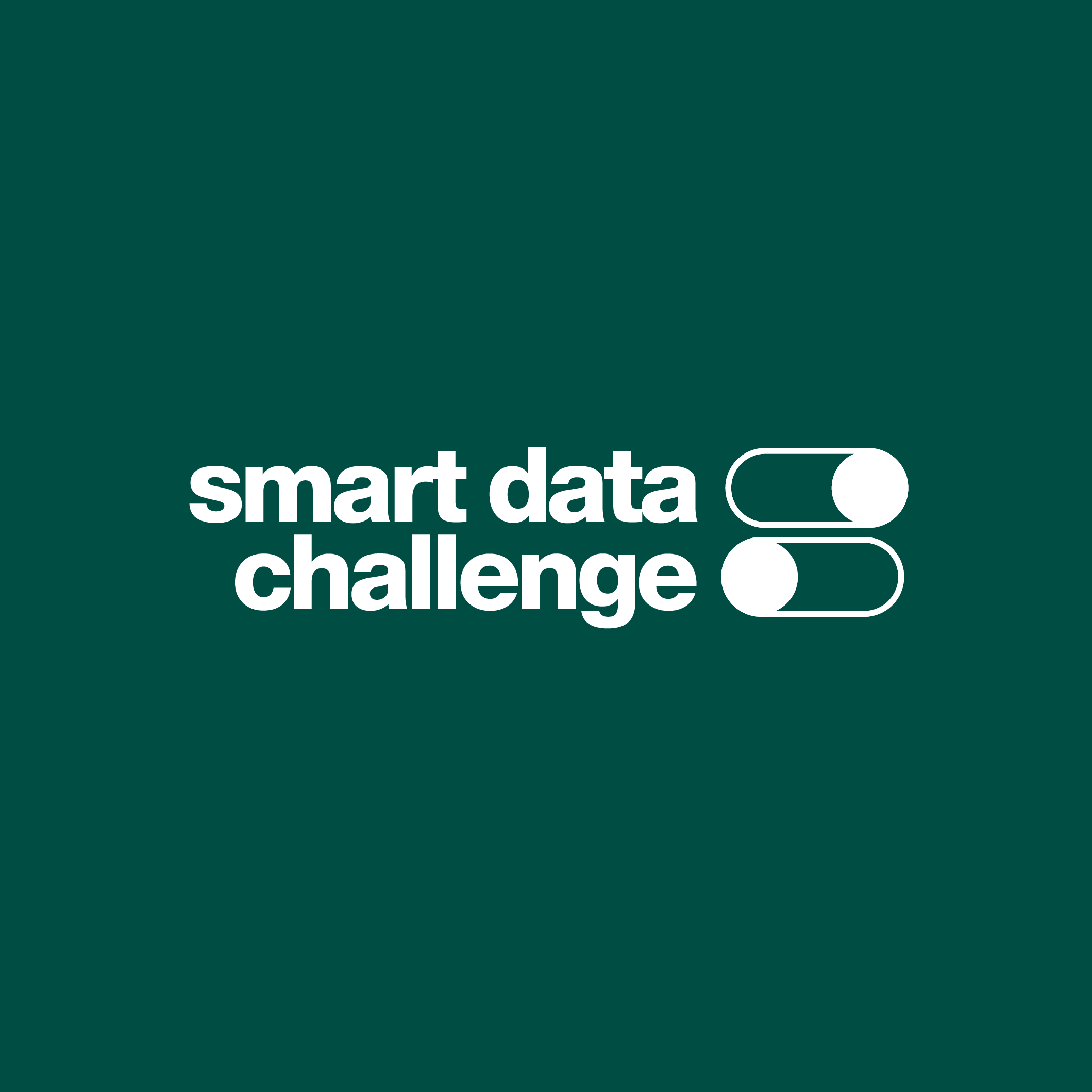 Smart Data Challenge logo on a green background